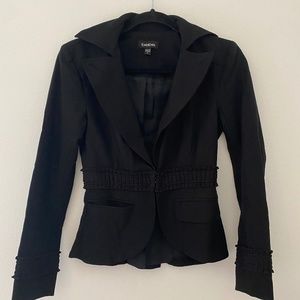 Bebe Fitted Black Jacket